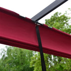 Aleko Pergolas Aluminum Outdoor Retractable Canopy Pergola