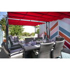Aleko Pergolas Aluminum Outdoor Retractable Canopy Pergola