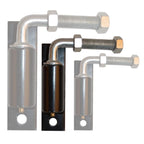 Aleko Regular Hinge J-Bolt for Driveway Gates - 5/8-Inch