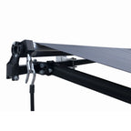 Aleko Retractable Black Frame Patio Awning 10 x 8 Feet
