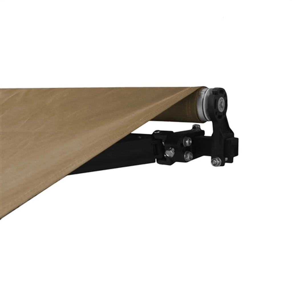 Aleko Retractable Black Frame Patio Awning 10 x 8 Feet