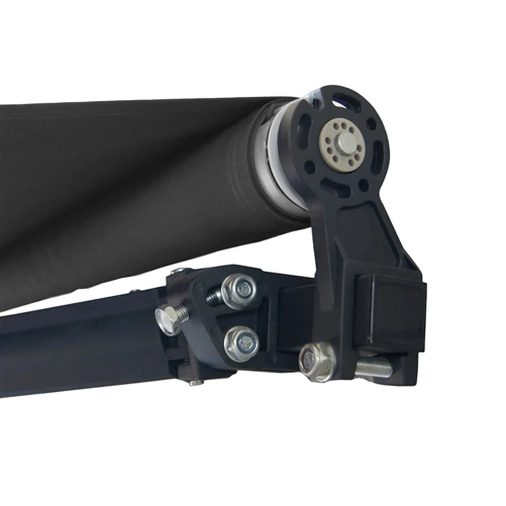 Aleko Retractable Black Frame Patio Awning 12 x 10 Feet