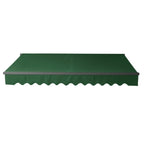 Aleko Retractable Black Frame Patio Awning 12 x 10 Feet