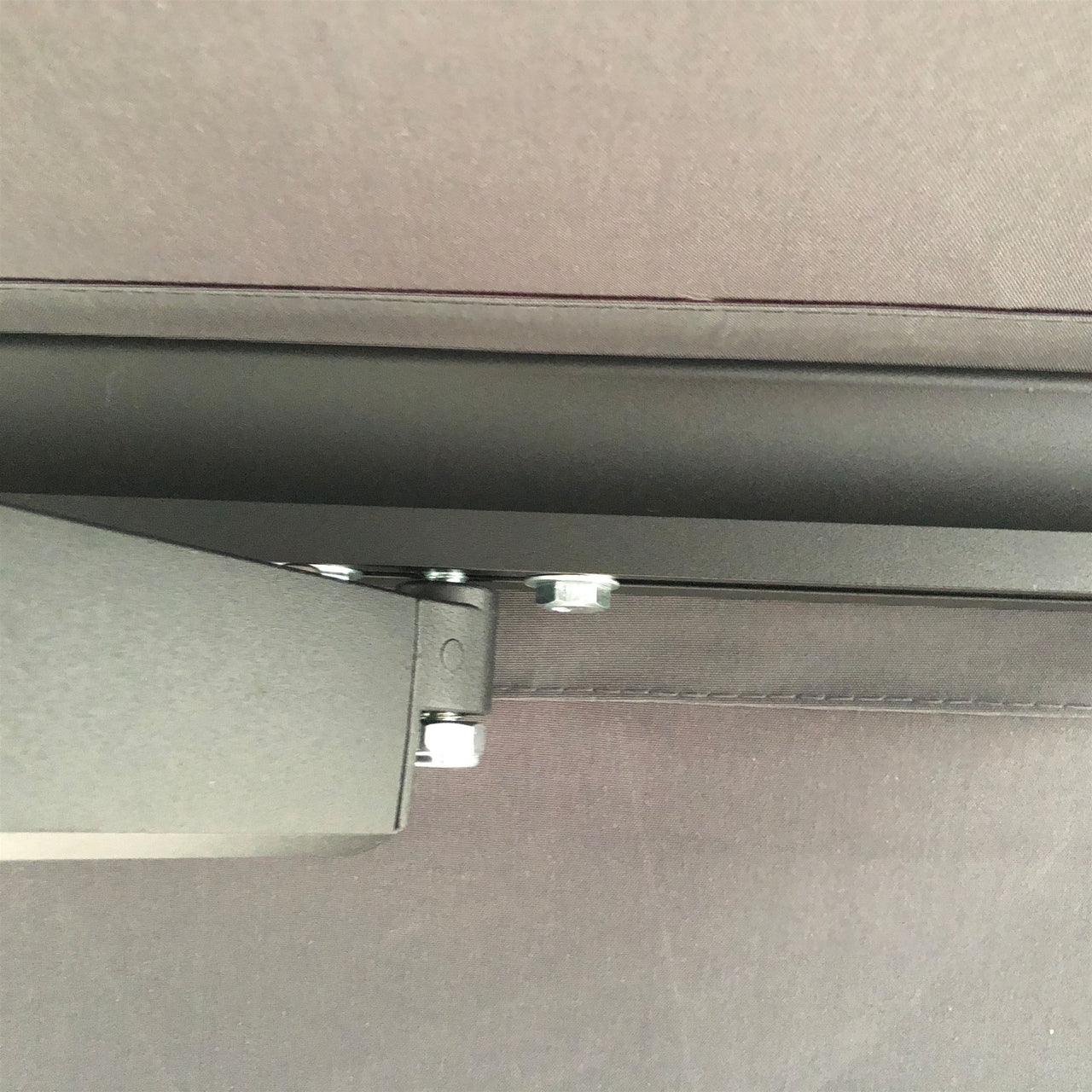 Aleko Retractable Black Frame Patio Awning 13 x 10 Feet