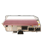 Aleko Retractable RV/Patio Awning - 10 x 8 Feet - Burgundy