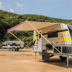 Aleko Retractable RV/Patio Awning - 10 x 8 Feet - Burgundy
