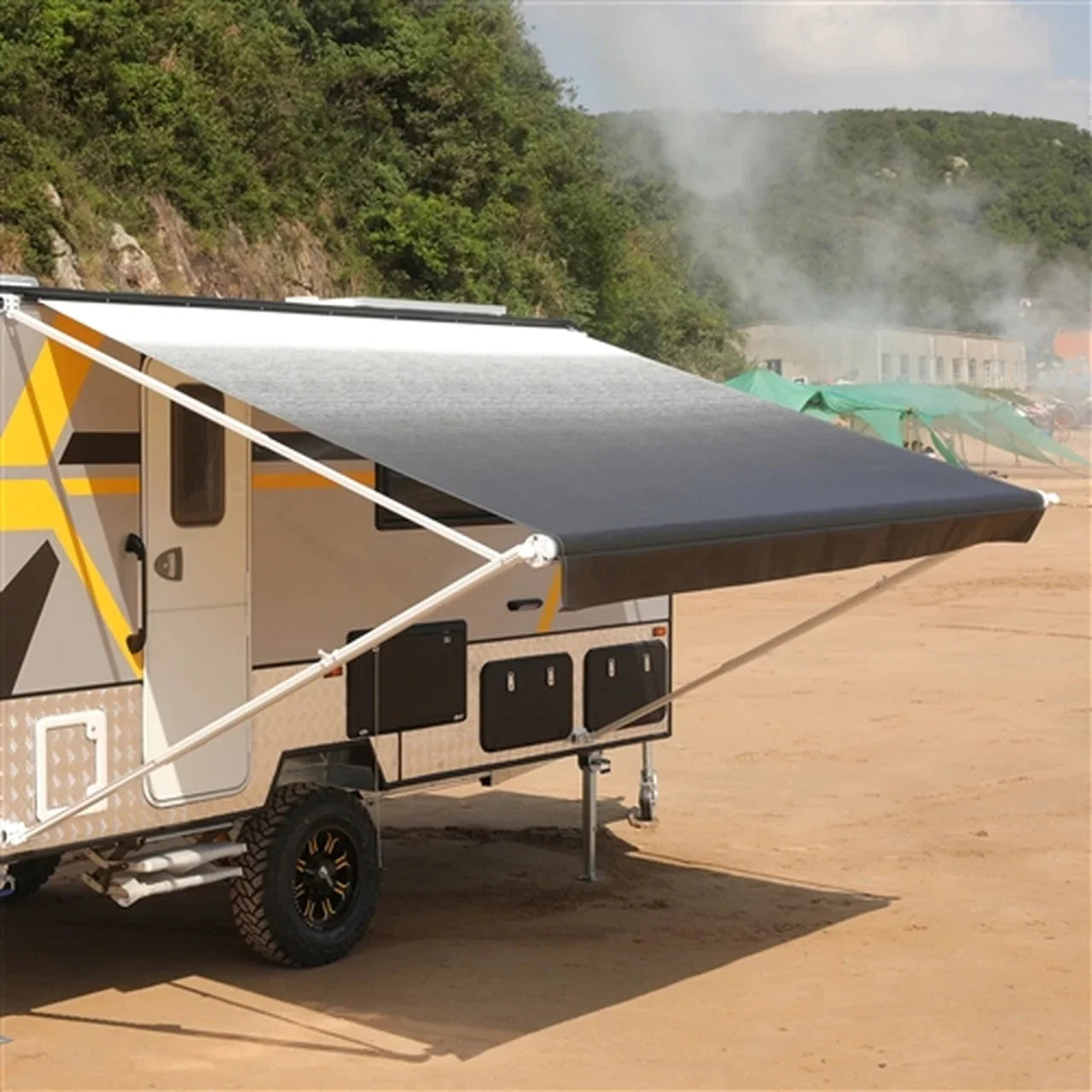 Aleko Retractable RV/Patio Awning - 10 x 8 Feet