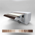 Aleko Retractable RV/Patio Awning - 20 x 8 Feet - Brown
