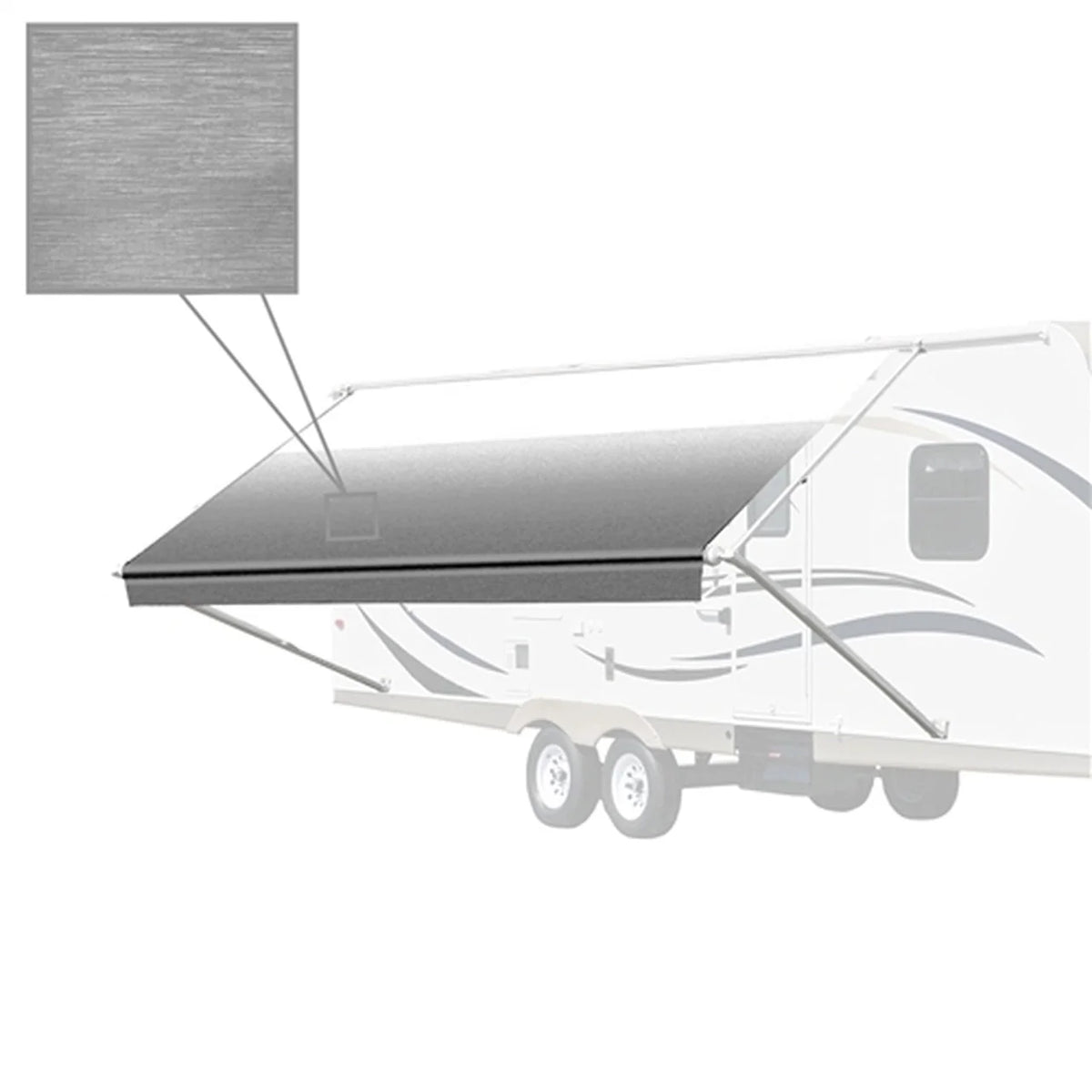 Aleko RV Awning Fabric Replacement - 10 x 8 ft (3 x 2.4 m)