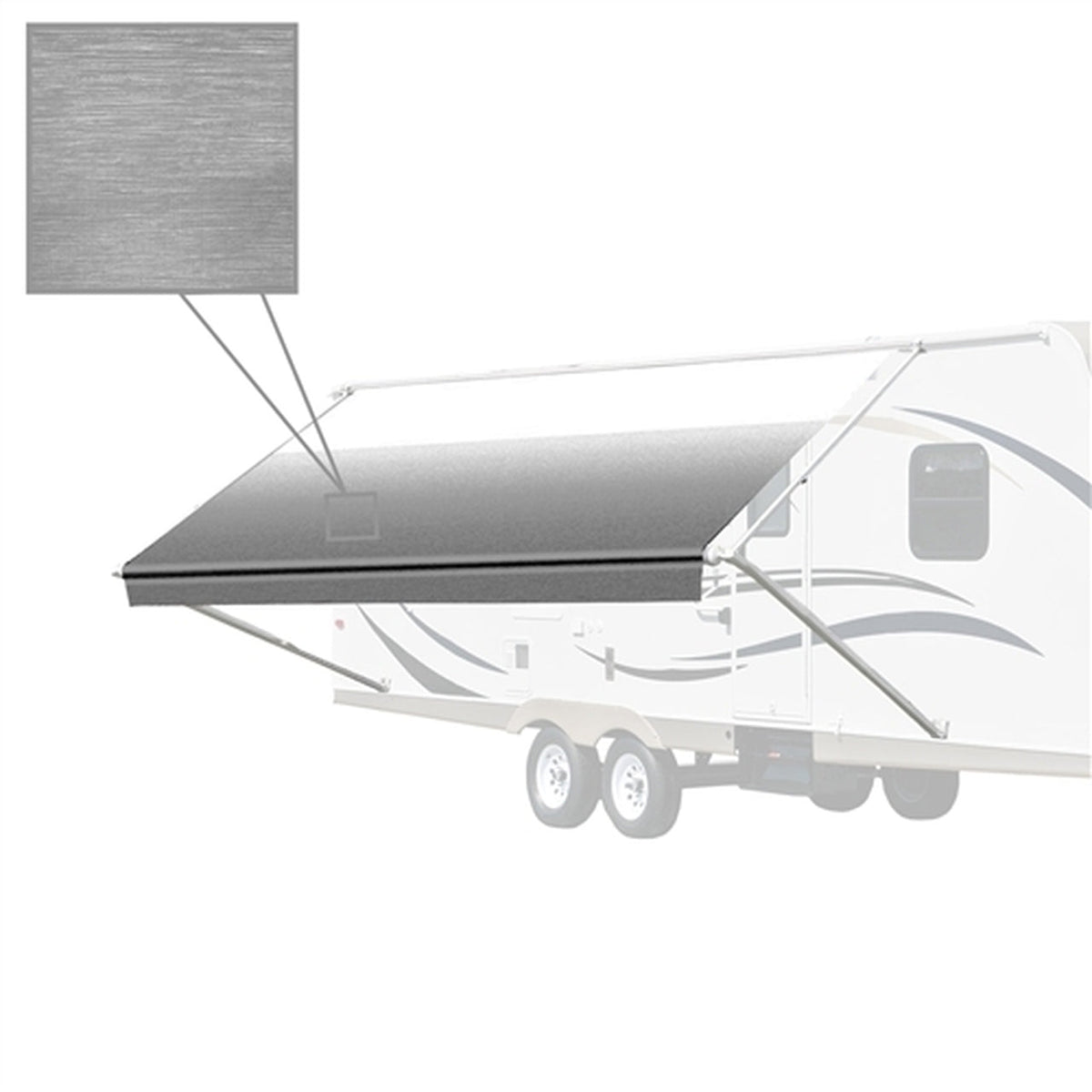 Aleko RV Awning Fabric Replacement - 12 x 8 ft (3.7 x 2.4