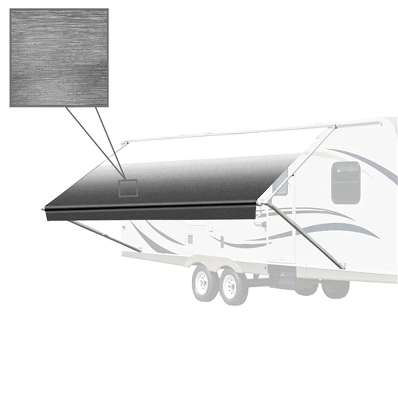 Aleko RV Awning Fabric Replacement - 15 x 8 ft (4.5 x 2.4