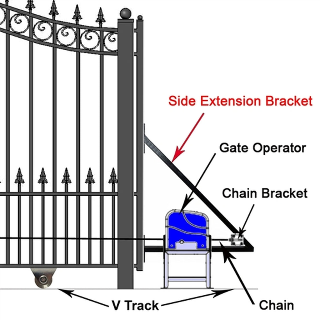 Aleko Side Frame Extension Bracket