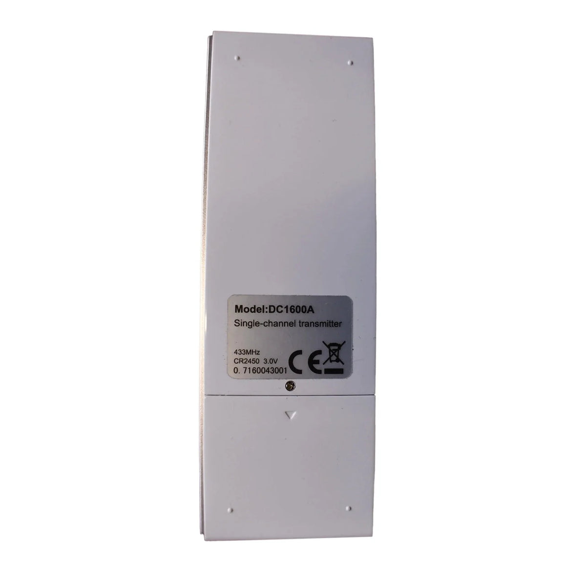 Aleko Single Channel Remote with LED Control - Half
