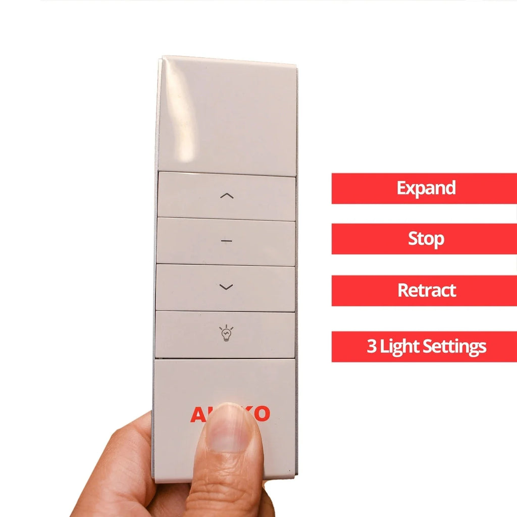 Aleko Single Channel Remote with LED Control - Half