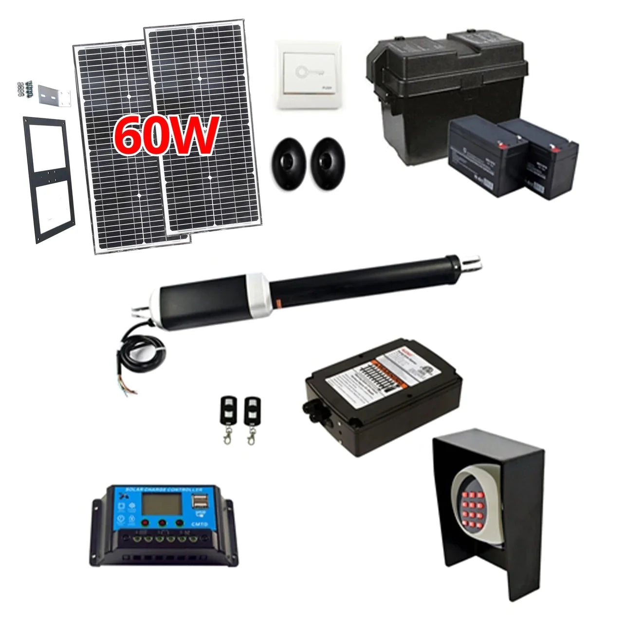 Aleko Single Swing Gate Operator - GG850/AS850 AC/DC