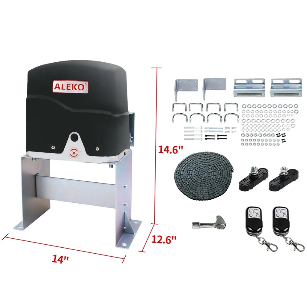 Aleko Sliding Gate Opener - AC1500 - Basic Kit