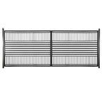Aleko Steel Dual Swing Driveway Gate - Barcelona Style - 12