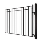 Aleko Steel Dual Swing Driveway Gate - MADRID Style - 12 x