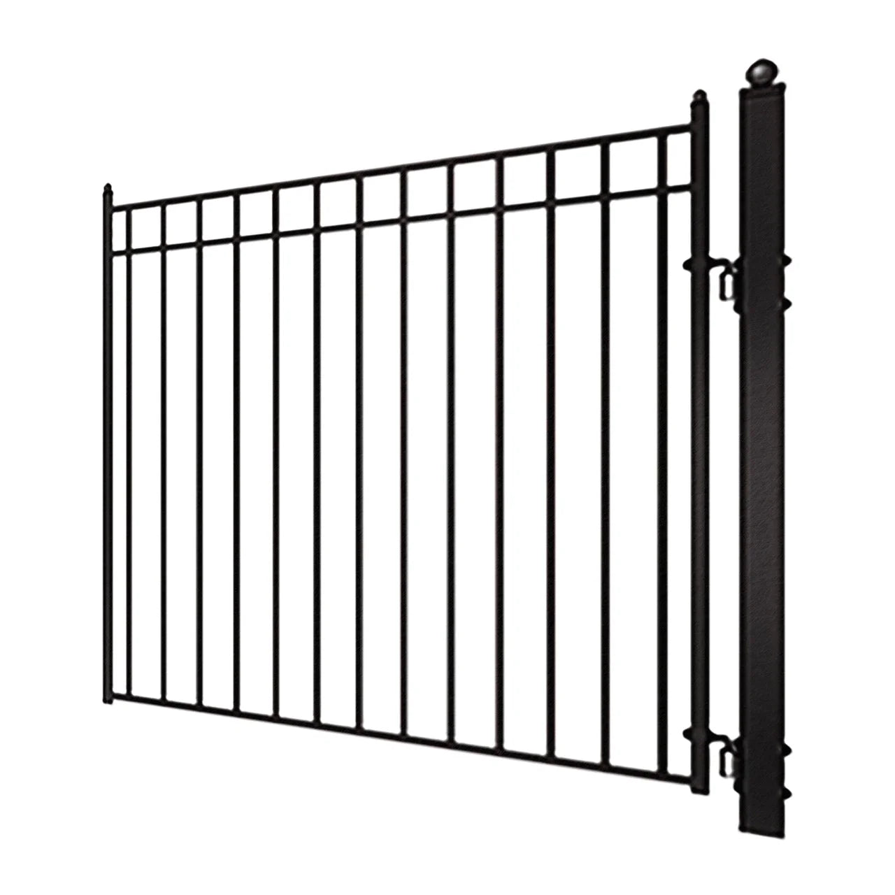 Aleko Steel Dual Swing Driveway Gate - MADRID Style - 12 x