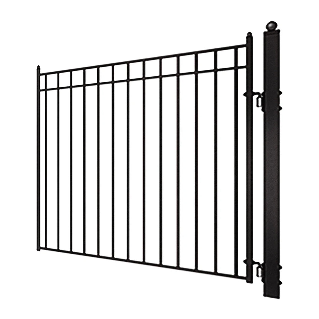 Aleko Steel Dual Swing Driveway Gate - MADRID Style - 14 x