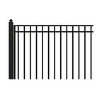 Aleko Steel Dual Swing Driveway Gate - MADRID Style - 18 ft