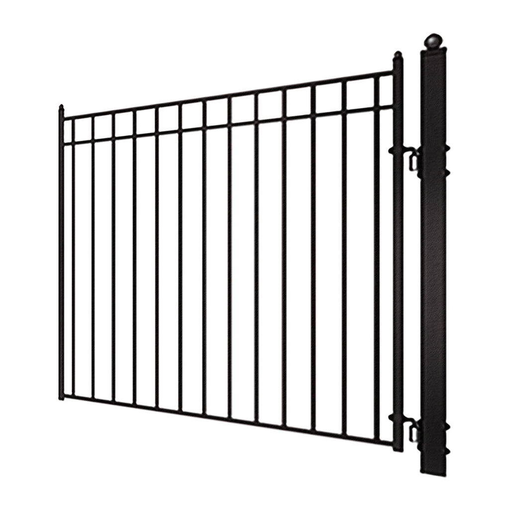 Aleko Steel Dual Swing Driveway Gate - MADRID Style - 18 x