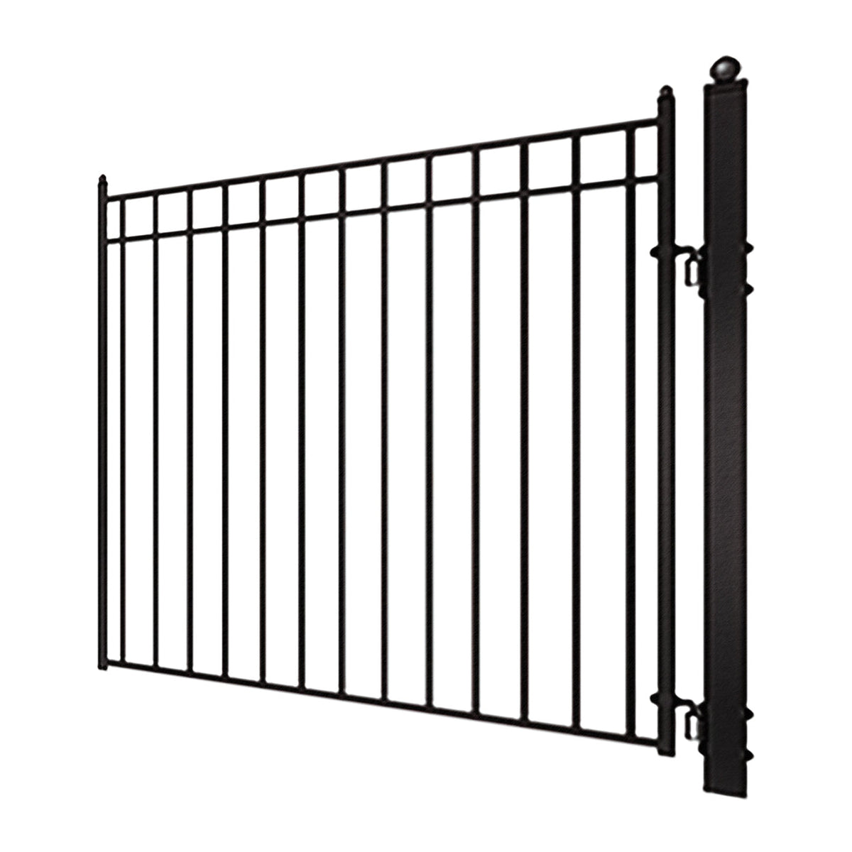 Aleko Steel Dual Swing Driveway Gate - MADRID Style - 18 x