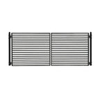 Aleko Steel Dual Swing Driveway Gate - MILAN Style - 12 x 6