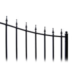 Aleko Steel Dual Swing Driveway Gate - MUNICH Style - 14 ft