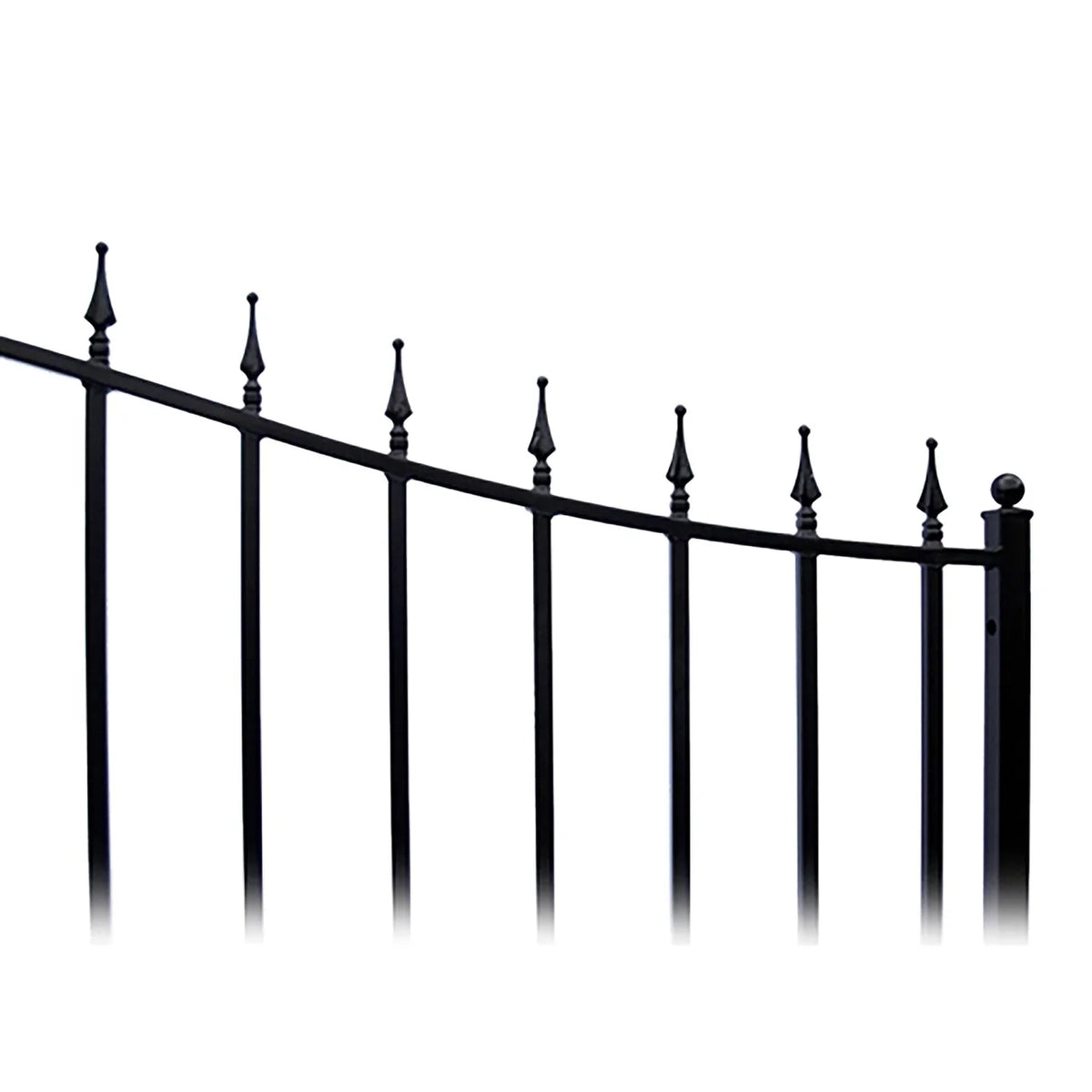 Aleko Steel Dual Swing Driveway Gate - MUNICH Style - 16 ft