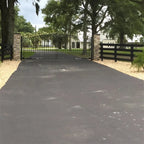 Aleko Steel Dual Swing Driveway Gate - PRAGUE Style - 14 x