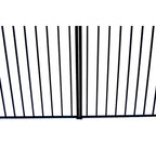 Aleko Steel Dual Swing Driveway Gate - STOCKHOLM Style - 18