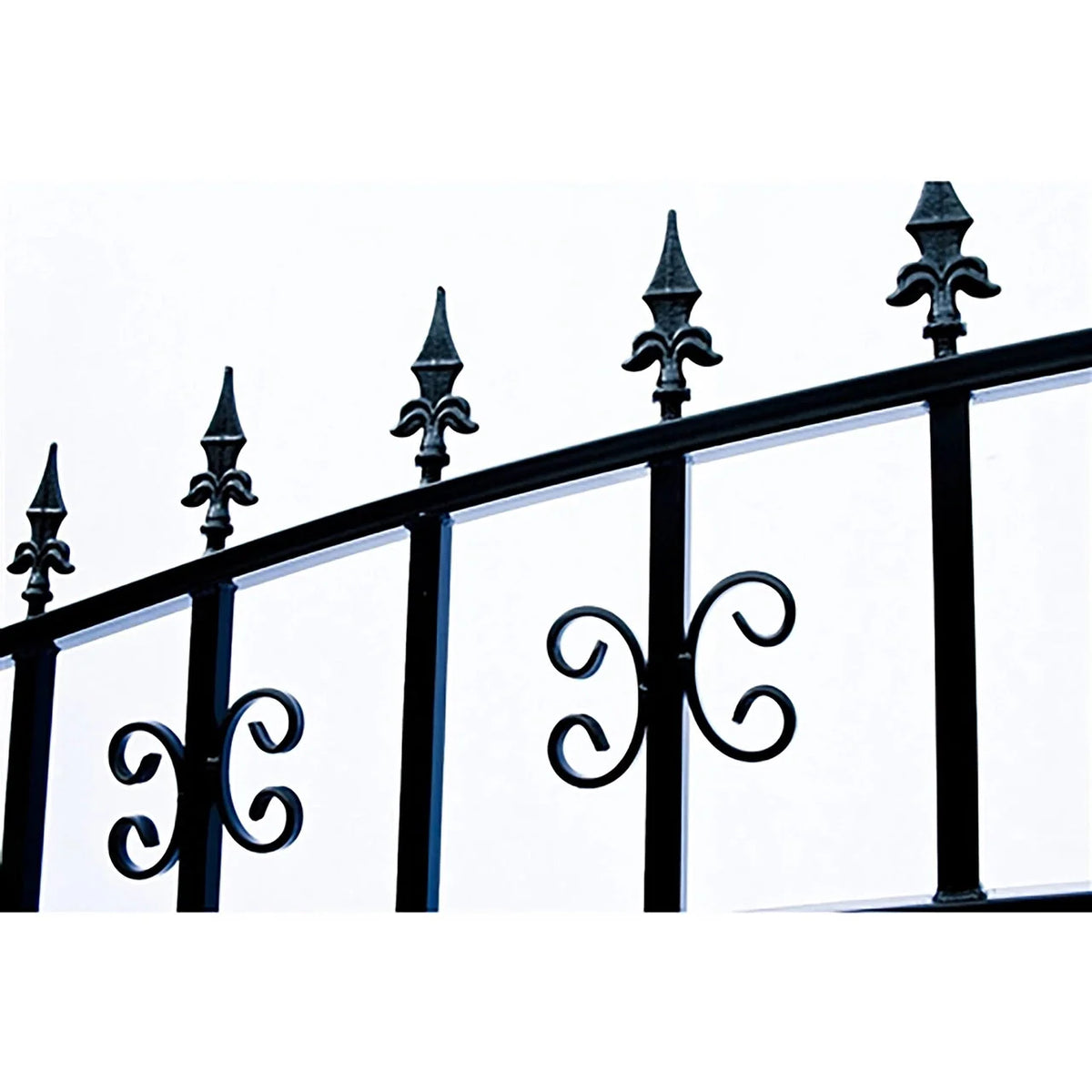 Aleko Steel Dual Swing Driveway Gate - VENICE Style - 14 x