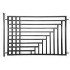 Aleko Steel Fence – Kyiv Style – 8x5 ft. - FENCEKYIV-AP