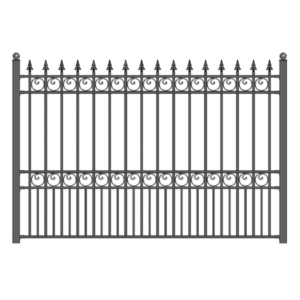 Aleko Steel Fence - LONDON Style - 8 x 5 Ft