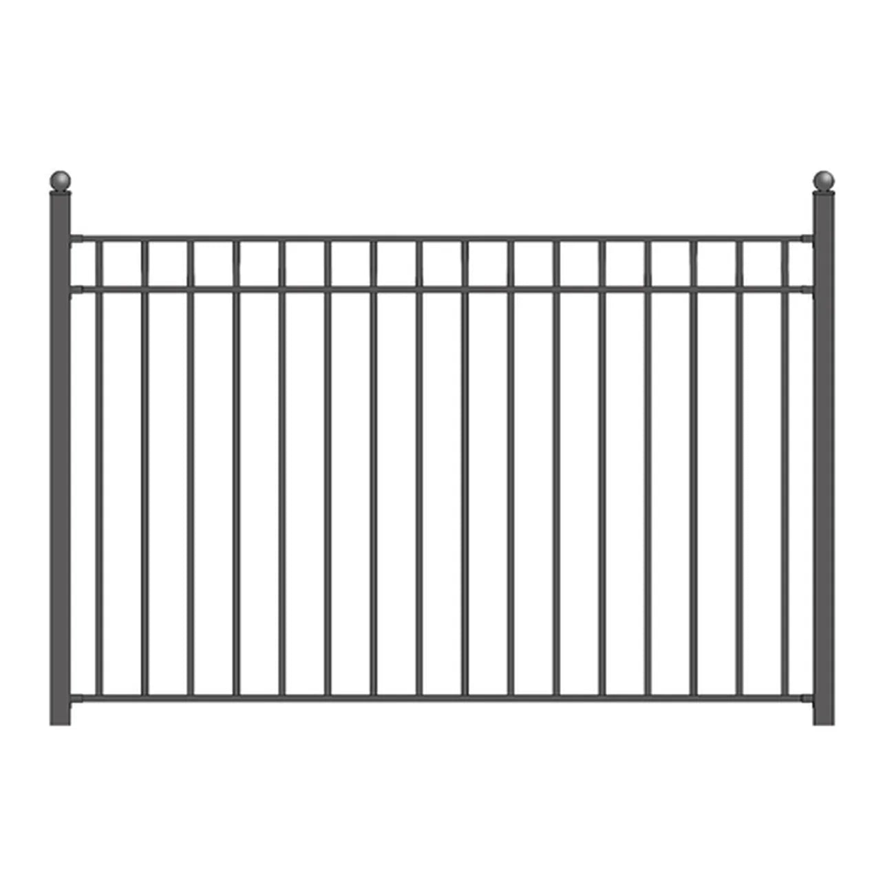 Aleko Steel Fence - MADRID Style - 8 x 5 Ft