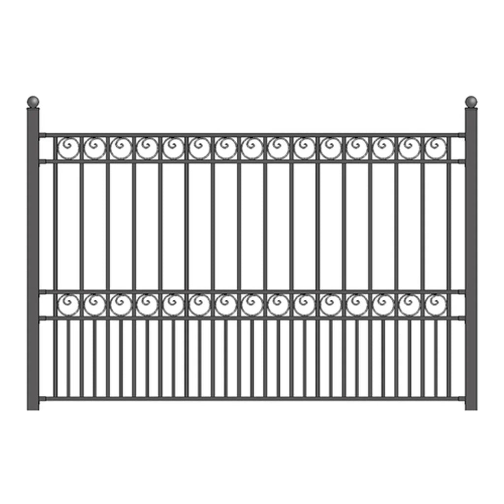Aleko Steel Fence - PARIS Style - 8 x 5 Ft