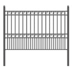 Aleko Steel Fence - PARIS Style - 8 x 5 Ft