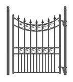 Aleko Steel Pedestrian Gate - MOSCOW Style - 5 ft