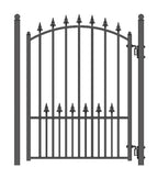 Aleko Steel Pedestrian Gate - MUNICH Style - 5 ft