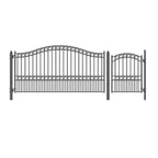 Aleko Steel Single Swing Driveway Gate - PARIS Style - 12