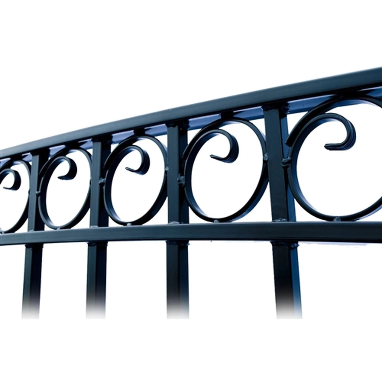 Aleko Steel Single Swing Driveway Gate - PARIS Style - 14 x
