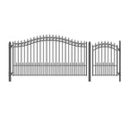 Aleko Steel Single Swing Driveway Gate - PRAGUE Style - 12