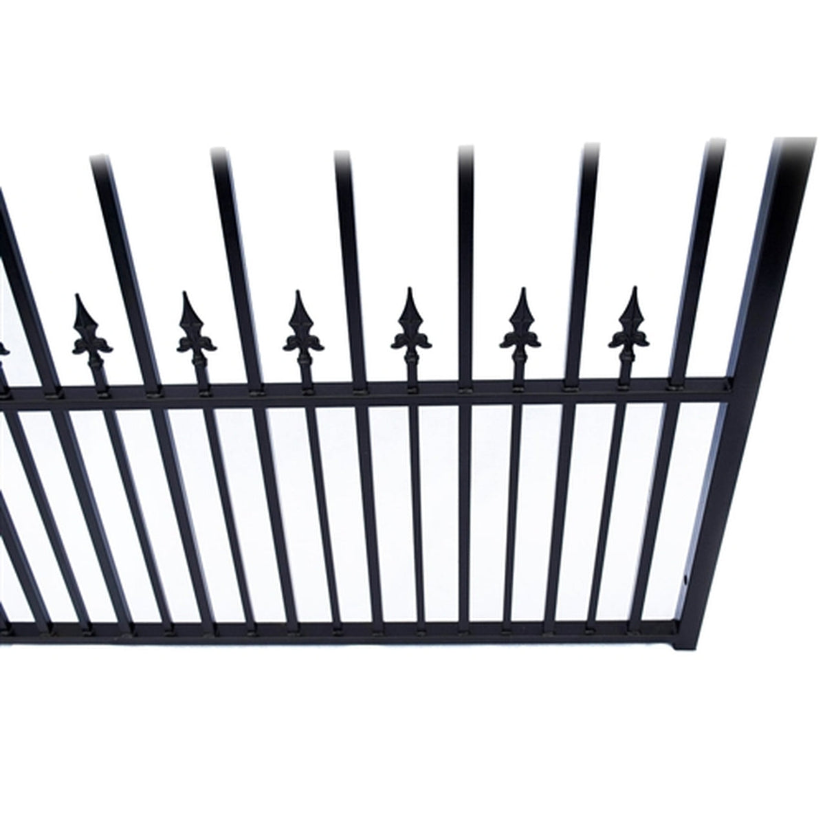 Aleko Steel Single Swing Driveway Gate - PRAGUE Style - 14