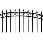 Aleko Steel Single Swing Driveway Gate - PRAGUE Style - 18