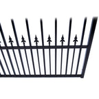 Aleko Steel Single Swing Driveway Gate - ST.PETERSBURG