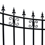 Aleko Steel Single Swing Driveway Gate - ST.PETERSBURG
