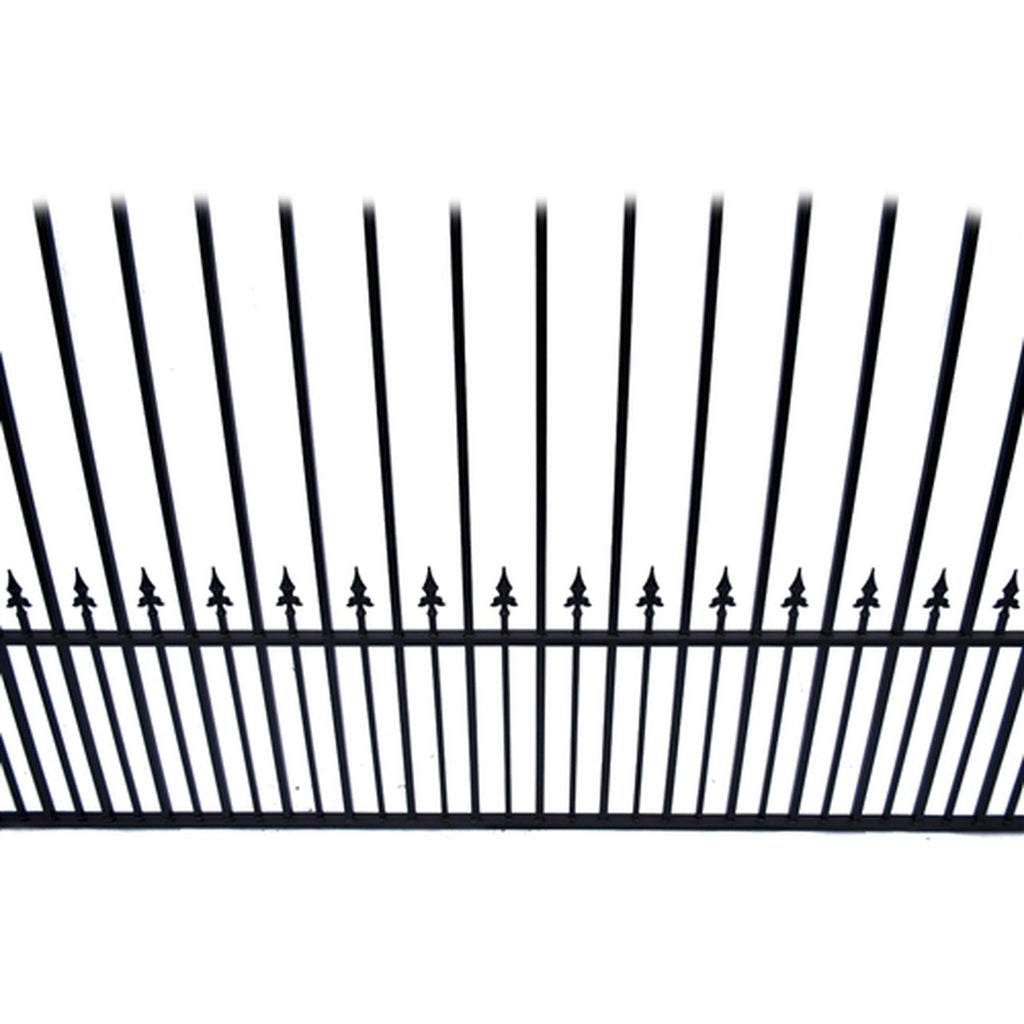 Aleko Steel Single Swing Driveway Gate - ST.PETERSBURG