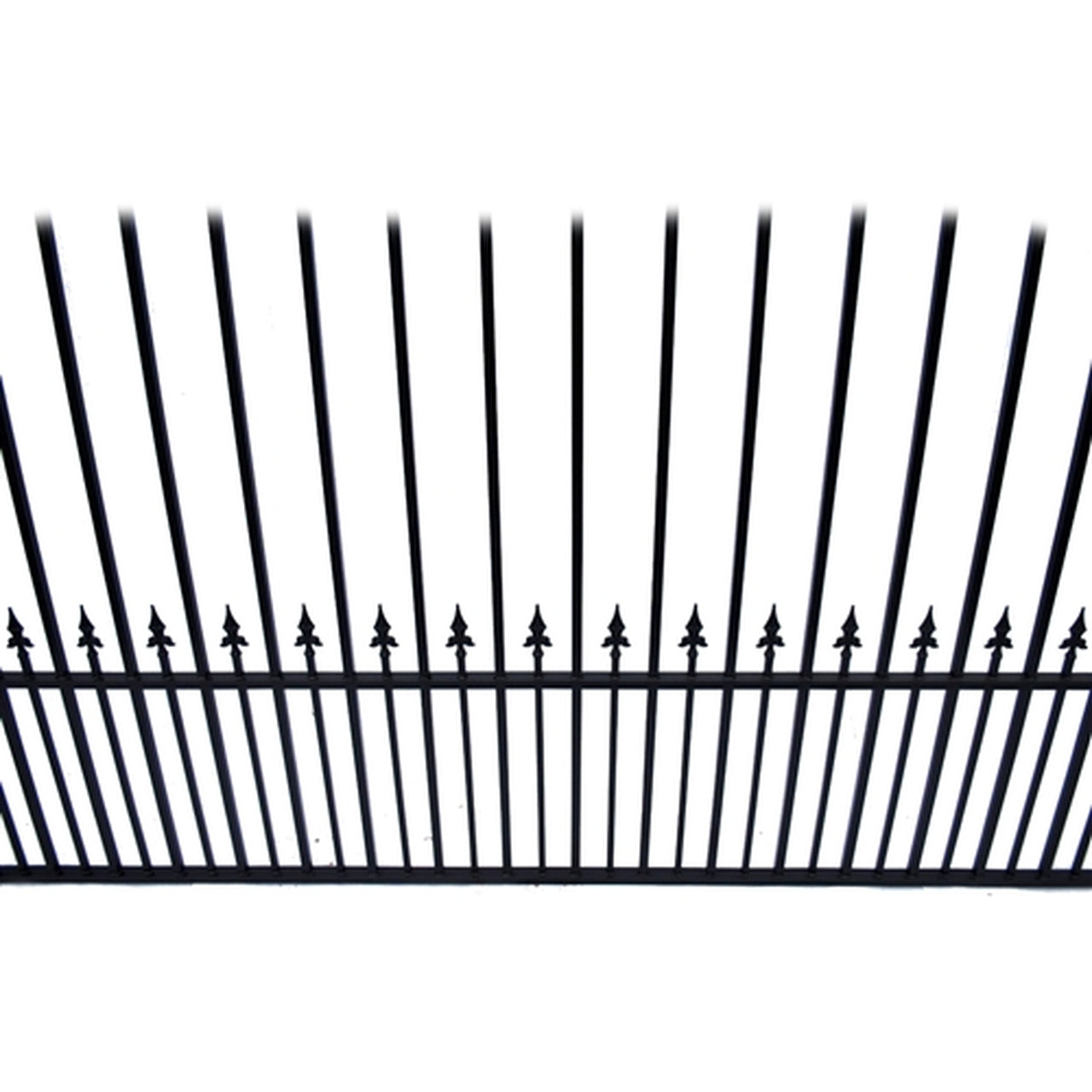 Aleko Steel Single Swing Driveway Gate - ST.PETERSBURG