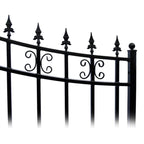 Aleko Steel Single Swing Driveway Gate - ST.PETERSBURG